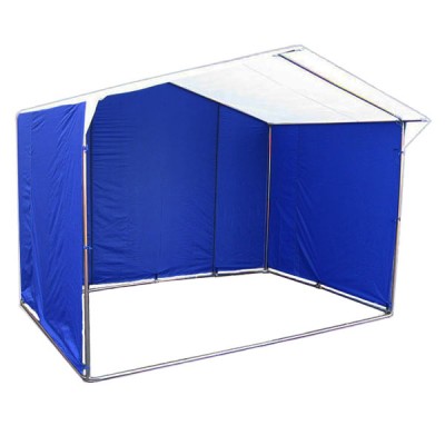 ПВ-2*2.5м Торговая палатка. Цвет: Бело-синий